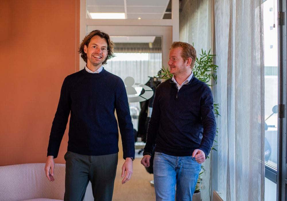 Dirk en Marc in de gang