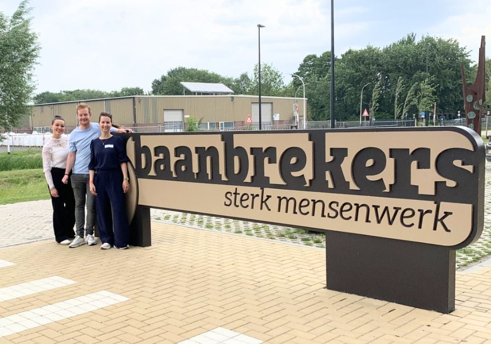 Iris en Marc bij opdrachtgever Baanbrekers | Bakker en Bosch