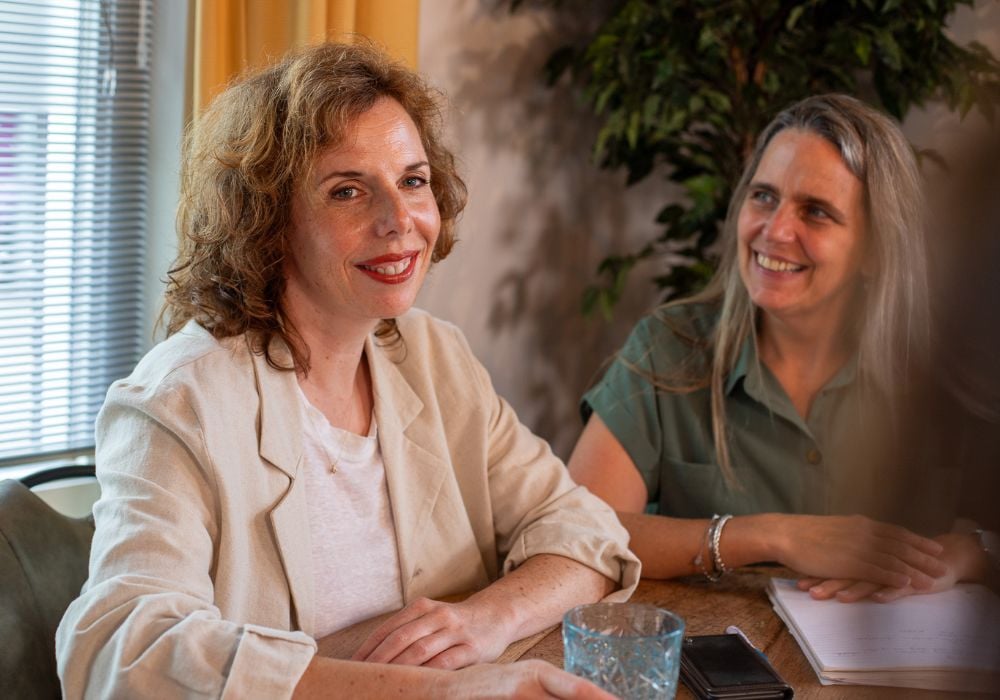 Collega's in gesprek